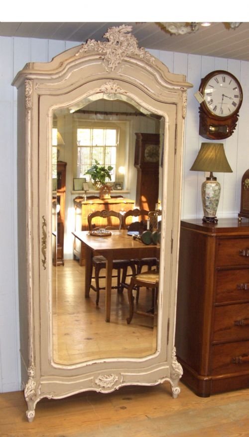 Painted French Armoire